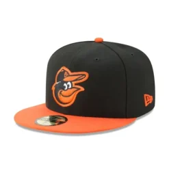 Flash Sale Baltimore Orioles Authentic Collection Road 59FIFTY Fitted Hat - KTGCaps - Baseball caps for various teams, purchased online at a discount Caps