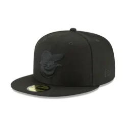 Sale Baltimore Orioles Blackout Basic 59FIFTY Fitted Hat - KTGCaps - Baseball caps for various teams, purchased online at a discount Caps