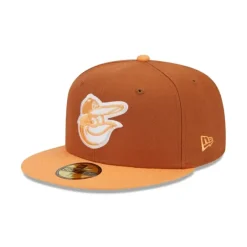 Best Baltimore Orioles Color Pack Earthy Brown 59FIFTY Fitted Hat - KTGCaps - Baseball caps for various teams, purchased online at a discount Caps