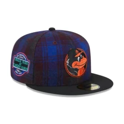 Discount Baltimore Orioles Mascot Plaid 59FIFTY Fitted Hat - KTGCaps - Baseball caps for various teams, purchased online at a discount Caps