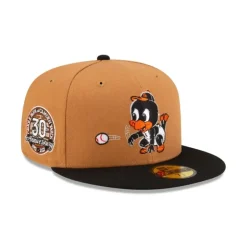 Clearance Baltimore Orioles Mini Mascot 59FIFTY Fitted Hat - KTGCaps - Baseball caps for various teams, purchased online at a discount Caps
