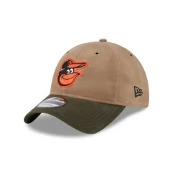 Discount Baltimore Orioles Wax Canvas 9TWENTY Adjustable Hat - KTGCaps - Baseball caps for various teams, purchased online at a discount Caps
