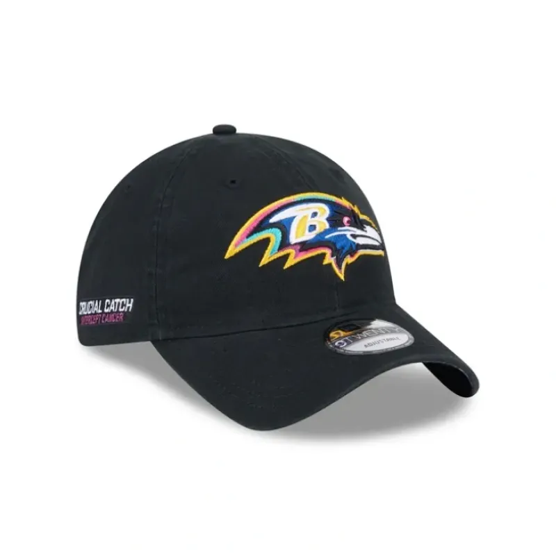 Fashion Baltimore Ravens 2024 Crucial Catch 9TWENTY Adjustable Hat - KTGCaps - Baseball caps for various teams, purchased online at a discount Caps