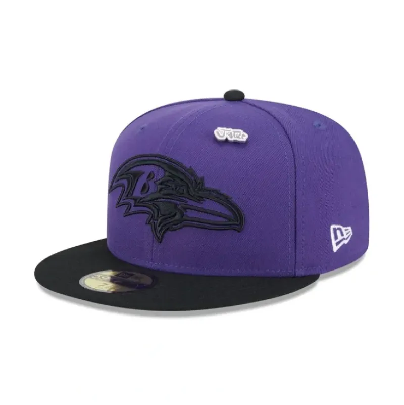 Cheap Baltimore Ravens 2024 Inspire Change 59FIFTY Fitted Hat - KTGCaps - Baseball caps for various teams, purchased online at a discount Caps