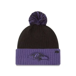 Cheap Baltimore Ravens 2024 Inspire Change Pom Knit Hat - KTGCaps - Baseball caps for various teams, purchased online at a discount Caps