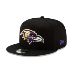 New Baltimore Ravens Black 9FIFTY Snapback Hat - KTGCaps - Baseball caps for various teams, purchased online at a discount Caps