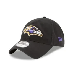 Shop Baltimore Ravens Core Classic Black 9TWENTY Adjustable Hat - KTGCaps - Baseball caps for various teams, purchased online at a discount Caps
