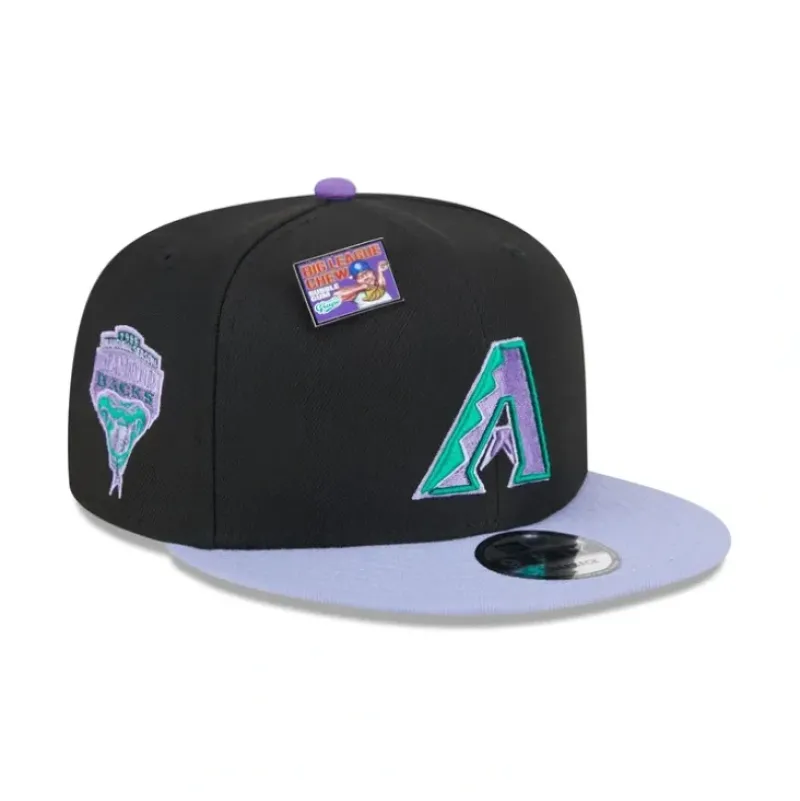 Sale Big League Chew X Arizona Diamondbacks Grape 9FIFTY Snapback Hat - KTGCaps - Baseball caps for various teams, purchased online at a discount Caps