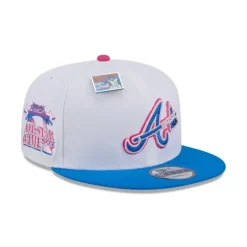 Cheap Big League Chew X Atlanta Braves Cotton Candy 9FIFTY Snapback Hat - KTGCaps - Baseball caps for various teams, purchased online at a discount Caps