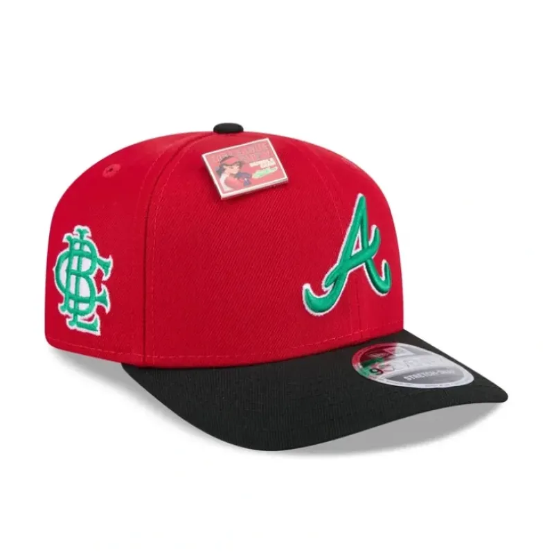 Discount Big League Chew X Atlanta Braves Slammin Strawberry 9SEVENTY Stretch - KTGCaps - Baseball caps for various teams, purchased online at a discount Caps