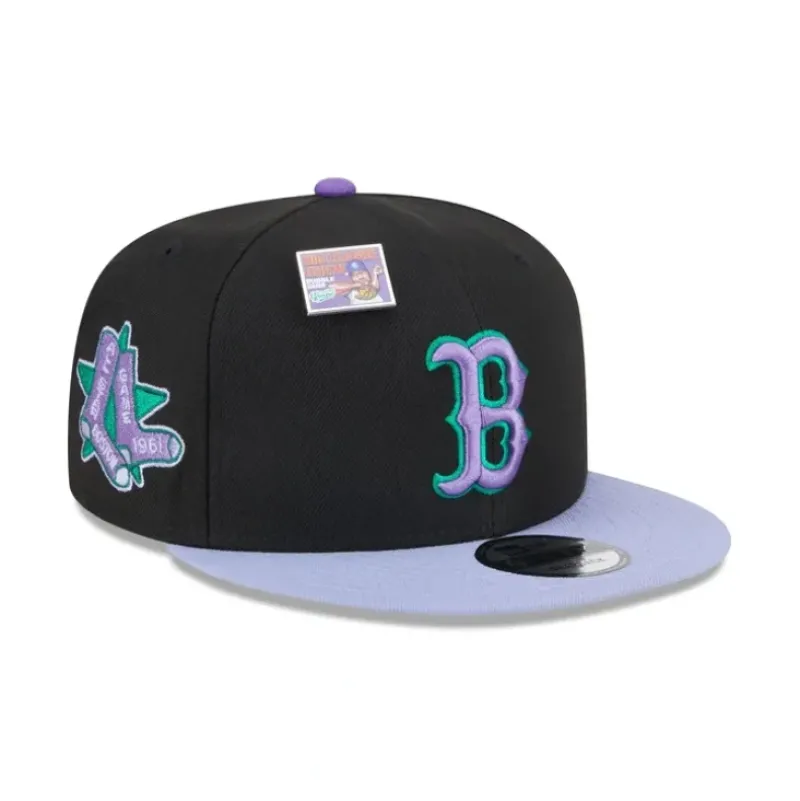 Store Big League Chew X Boston Red Sox Grape 9FIFTY Snapback Hat - KTGCaps - Baseball caps for various teams, purchased online at a discount Caps