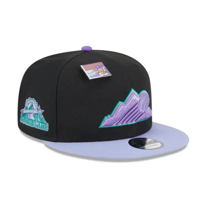 Discount Big League Chew X Colorado Rockies Grape 9FIFTY Snapback Hat - KTGCaps - Baseball caps for various teams, purchased online at a discount Caps