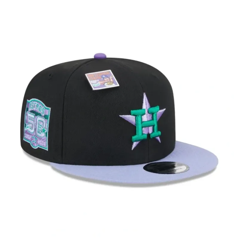 Hot Big League Chew X Houston Astros Grape 9FIFTY Snapback Hat - KTGCaps - Baseball caps for various teams, purchased online at a discount Caps