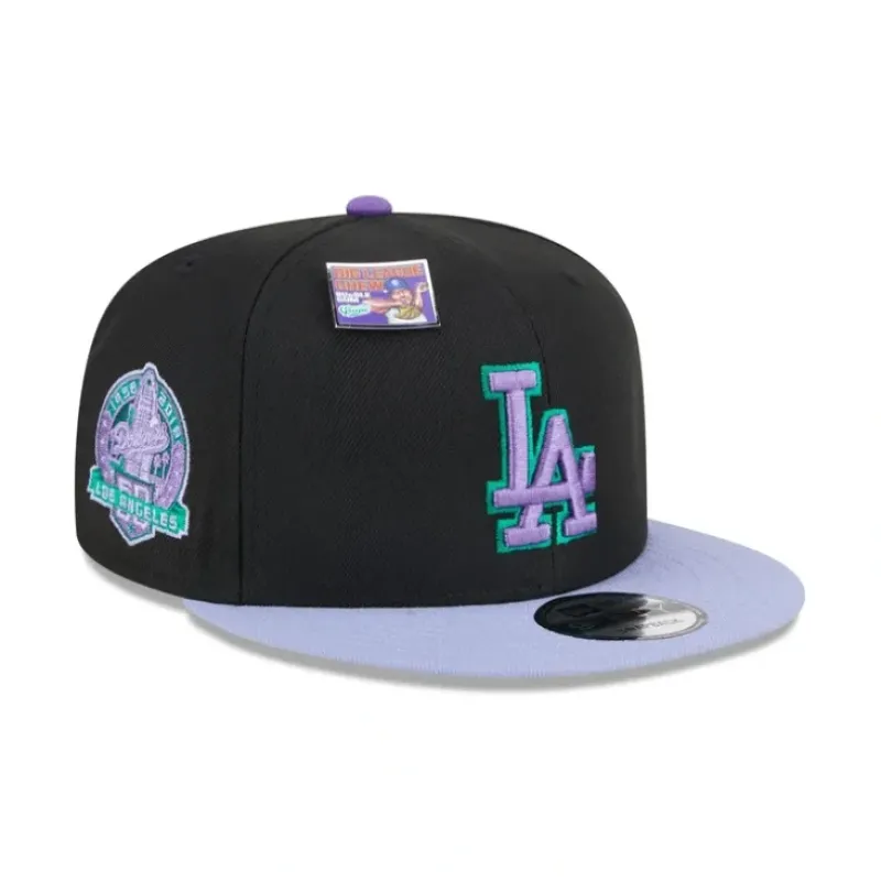 Fashion Big League Chew X Los Angeles Dodgers Grape 9FIFTY Snapback Hat - KTGCaps - Baseball caps for various teams, purchased online at a discount Caps