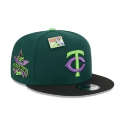 Fashion Big League Chew X Minnesota Twins Sour Apple 9FIFTY Snapback Hat - KTGCaps - Baseball caps for various teams, purchased online at a discount Caps