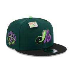 Clearance Big League Chew X Montreal Expos Sour Apple 9FIFTY Snapback Hat - KTGCaps - Baseball caps for various teams, purchased online at a discount Caps