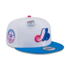 Sale Big League Chew X Montreal Expos Cotton Candy 9FIFTY Snapback Hat - KTGCaps - Baseball caps for various teams, purchased online at a discount Caps