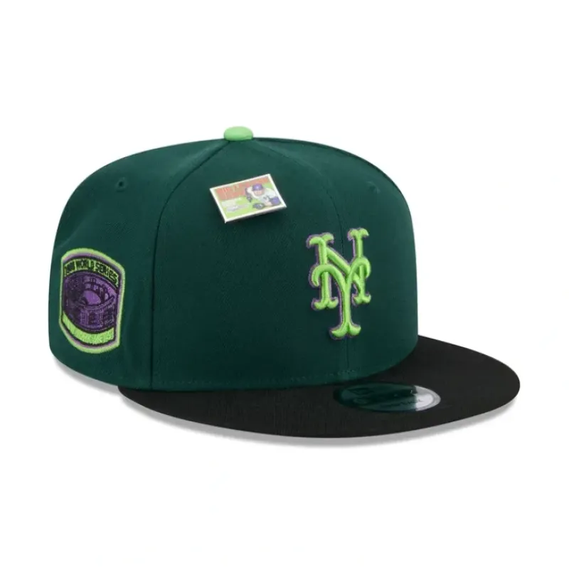 New Big League Chew X New York Mets Sour Apple 9FIFTY Snapback Hat - KTGCaps - Baseball caps for various teams, purchased online at a discount Caps