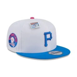 Discount Big League Chew X Pittsburgh Pirates Cotton Candy 9FIFTY Snapback Hat - KTGCaps - Baseball caps for various teams, purchased online at a discount Caps