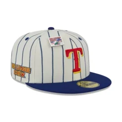 Flash Sale Big League Chew X Texas Rangers Pinstripe 59FIFTY Fitted Hat - KTGCaps - Baseball caps for various teams, purchased online at a discount Caps