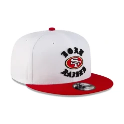 Cheap Born x Raised San Francisco 49ers White 9FIFTY Snapback - KTGCaps - Baseball caps for various teams, purchased online at a discount Caps