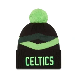 Hot Boston Celtics 2024 City Edition Pom Knit Hat - KTGCaps - Baseball caps for various teams, purchased online at a discount Caps
