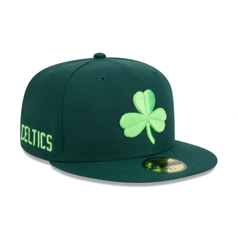 New Boston Celtics 2024 City Edition Alt 59FIFTY Fitted Hat - KTGCaps - Baseball caps for various teams, purchased online at a discount Caps