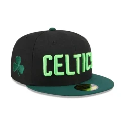 Fashion Boston Celtics 2024 City Edition 59FIFTY Fitted Hat - KTGCaps - Baseball caps for various teams, purchased online at a discount Caps