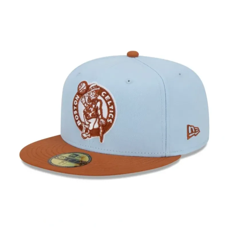 Cheap Boston Celtics Color Pack Glacial Blue 59FIFTY Fitted Hat - KTGCaps - Baseball caps for various teams, purchased online at a discount Caps
