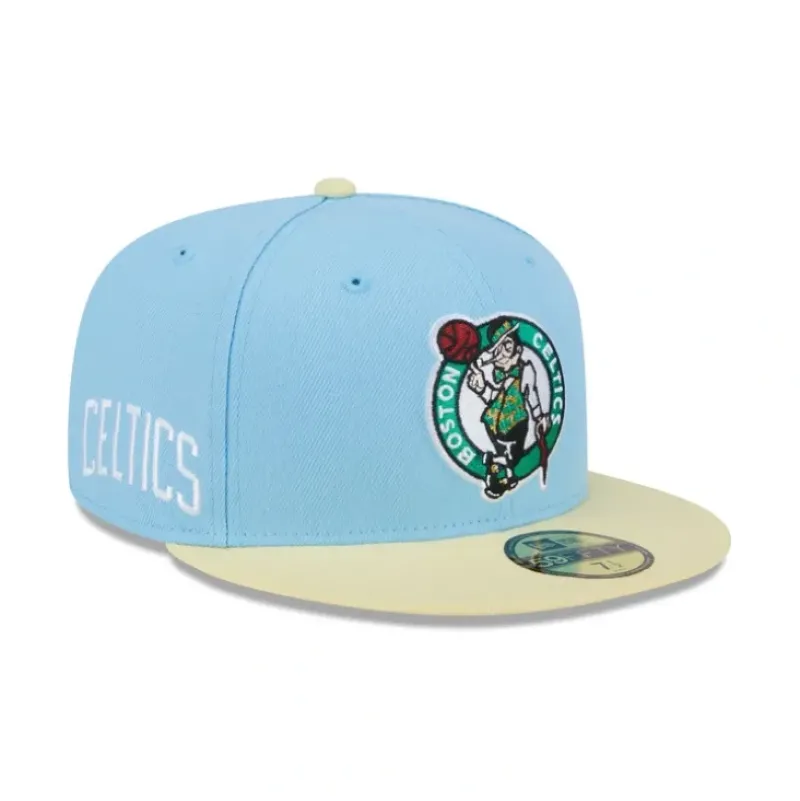 Cheap Boston Celtics Doscientos Blue 59FIFTY Fitted Hat - KTGCaps - Baseball caps for various teams, purchased online at a discount Caps