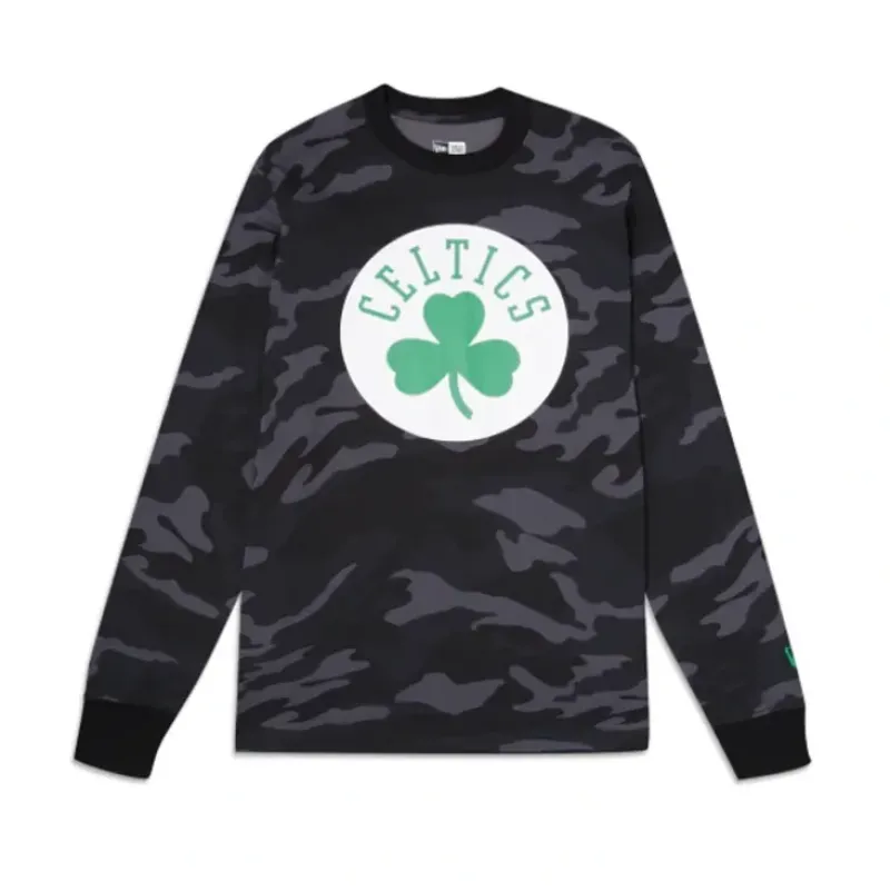 Outlet Boston Celtics Lifestyle Camo TShirt - KTGCaps - Baseball caps for various teams, purchased online at a discount Caps
