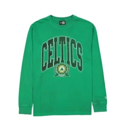 New Boston Celtics Oversized Essentials Long Sleeve TShirt - KTGCaps - Baseball caps for various teams, purchased online at a discount Caps