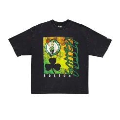 Outlet Boston Celtics Sport Classics Boxy Black TShirt - KTGCaps - Baseball caps for various teams, purchased online at a discount Caps