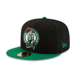 Best Sale Boston Celtics 2Tone Black 59FIFTY Fitted Hat - KTGCaps - Baseball caps for various teams, purchased online at a discount Caps