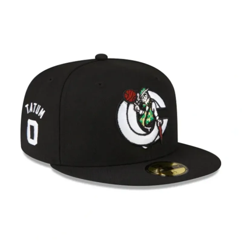 Cheap Boston Celtics X Concepts X Jayson Tatum Black 59FIFTY Fitted Hat - KTGCaps - Baseball caps for various teams, purchased online at a discount Caps