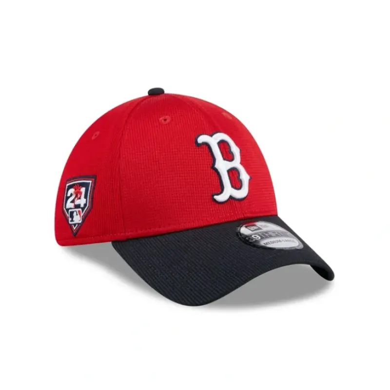 Sale Boston Red Sox 2024 Spring Training 39THIRTY Stretch Fit Hat - KTGCaps - Baseball caps for various teams, purchased online at a discount Caps