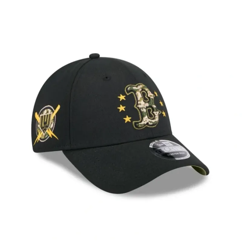Store Boston Red Sox Armed Forces Day 2024 Kids 9FORTY StretchSnap Hat - KTGCaps - Baseball caps for various teams, purchased online at a discount Caps