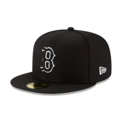 Discount Boston Red Sox Black Outline 59FIFTY Fitted Hat - KTGCaps - Baseball caps for various teams, purchased online at a discount Caps