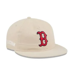 Outlet Boston Red Sox Brushed Nylon Retro Crown 9FIFTY Adjustable Hat - KTGCaps - Baseball caps for various teams, purchased online at a discount Caps