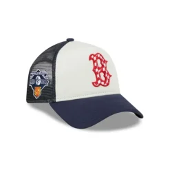 Shop Boston Red Sox Checkered Flag 9FORTY AFrame Trucker Hat - KTGCaps - Baseball caps for various teams, purchased online at a discount Caps