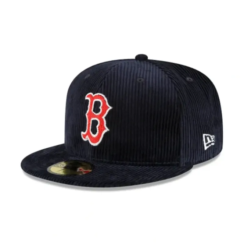 Shop Boston Red Sox Corduroy 59FIFTY Fitted Hat - KTGCaps - Baseball caps for various teams, purchased online at a discount Caps