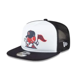 Hot Boston Red Sox Court Sport 9FIFTY AFrame Trucker Hat - KTGCaps - Baseball caps for various teams, purchased online at a discount Caps