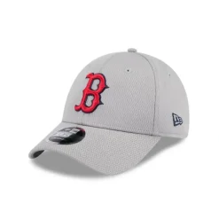Clearance Boston Red Sox Gray 9FORTY StretchSnap Hat - KTGCaps - Baseball caps for various teams, purchased online at a discount Caps