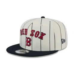 New Boston Red Sox Jersey Pinstripe 9FIFTY Snapback Hat - KTGCaps - Baseball caps for various teams, purchased online at a discount Caps