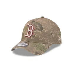 Clearance Boston Red Sox Leaf Camo 9FORTY AFrame Snapback Hat - KTGCaps - Baseball caps for various teams, purchased online at a discount Caps