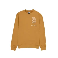 Clearance Boston Red Sox Light Bronze Logo Select Crewneck - KTGCaps - Baseball caps for various teams, purchased online at a discount Caps