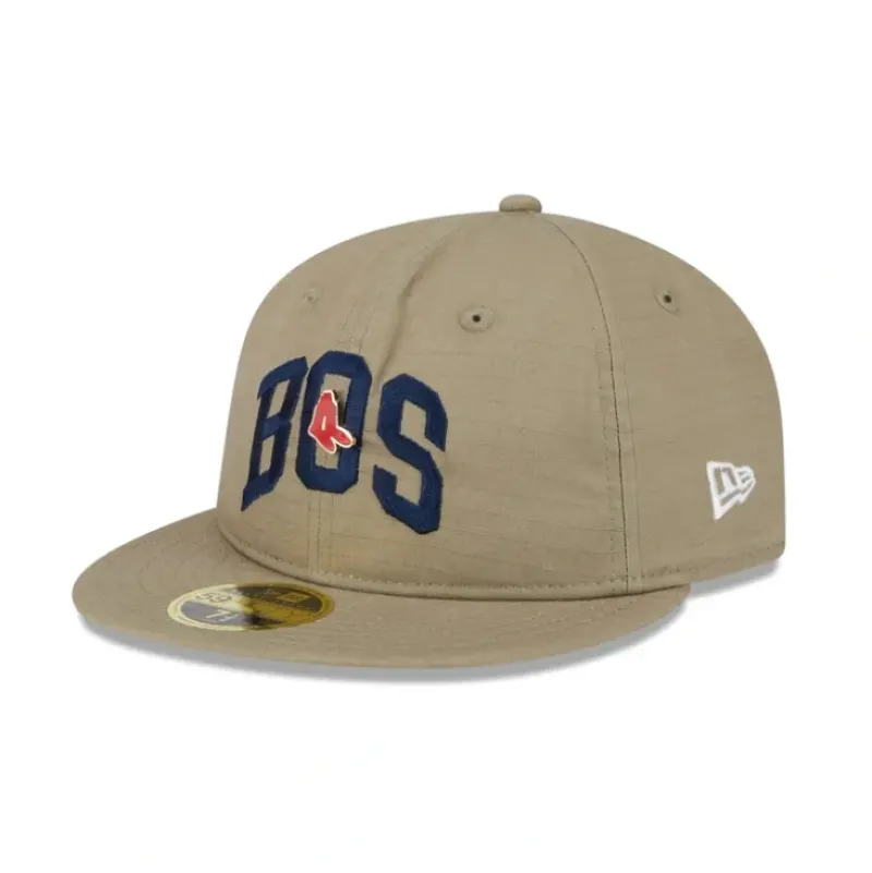 Cheap Boston Red Sox Logo Pin Retro Crown 59FIFTY Fitted Hat - KTGCaps - Baseball caps for various teams, purchased online at a discount Caps