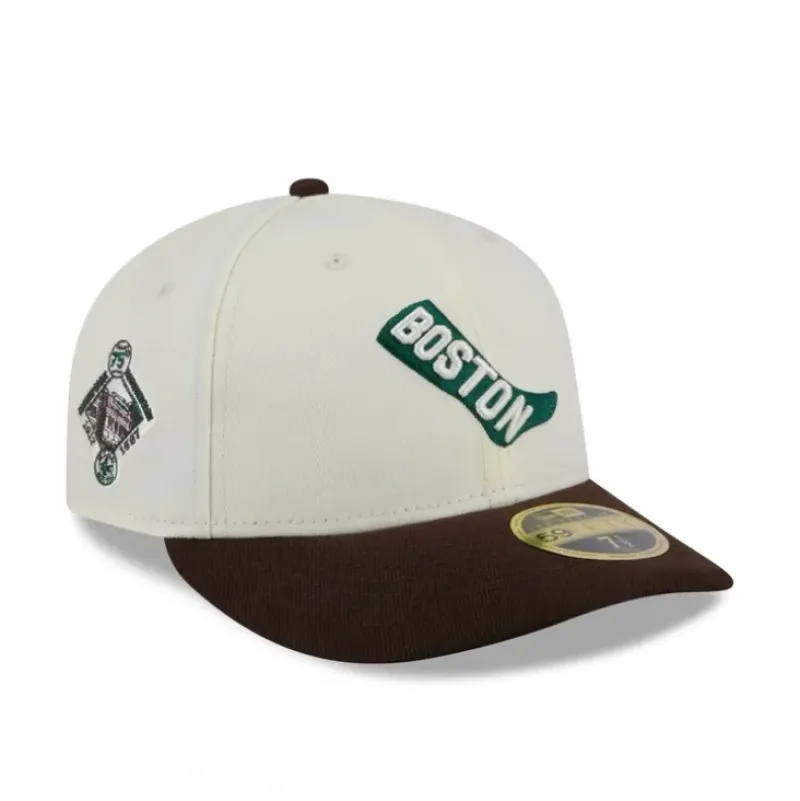 Flash Sale Boston Red Sox Mahogany Dust Low Profile 59FIFTY Fitted Hat - KTGCaps - Baseball caps for various teams, purchased online at a discount Caps