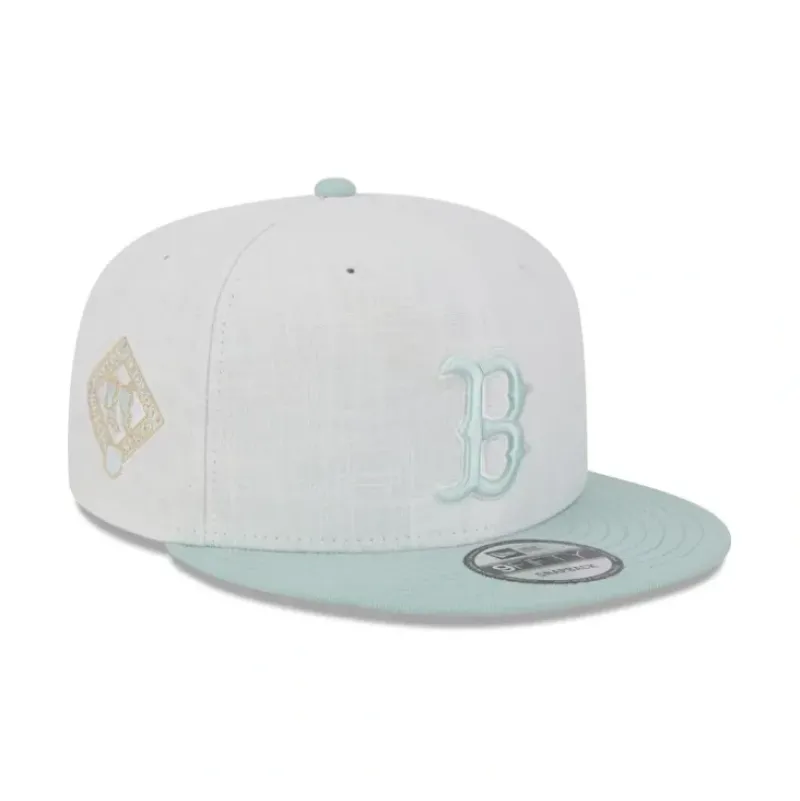 Cheap Boston Red Sox Minty Breeze Logo Select 9FIFTY Snapback Hat - KTGCaps - Baseball caps for various teams, purchased online at a discount Caps