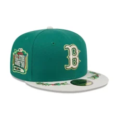 Clearance Boston Red Sox Novelty Holly 59FIFTY Fitted Hat - KTGCaps - Baseball caps for various teams, purchased online at a discount Caps